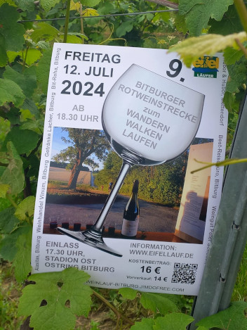 Rotweinlauf-Flyer